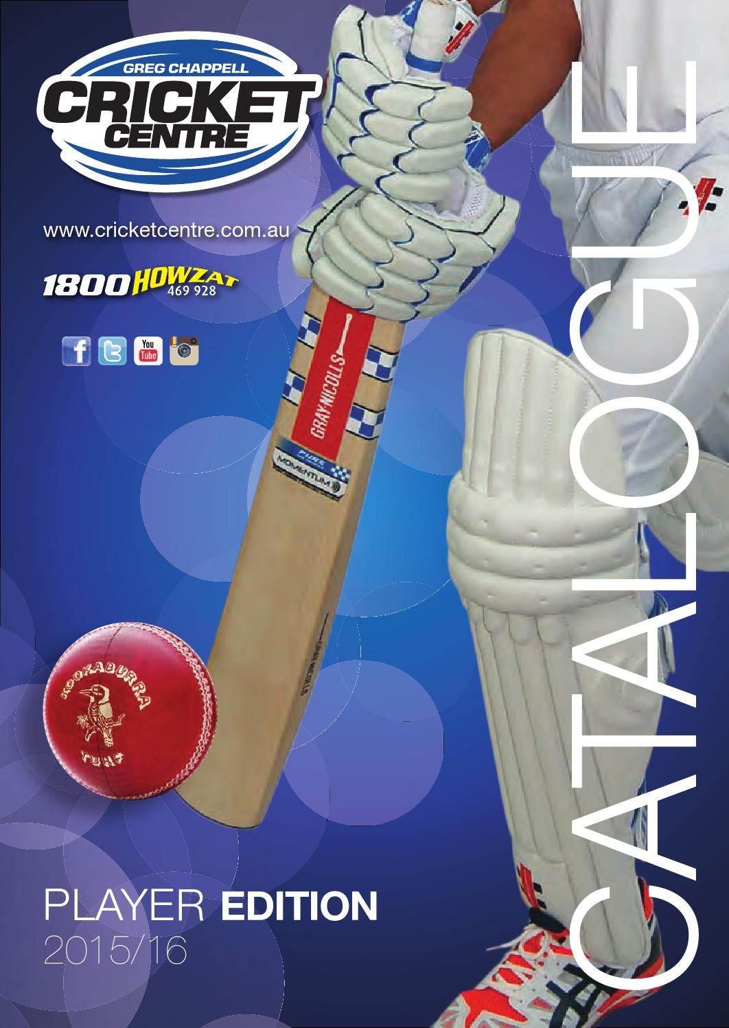 2015/16 Greg Chappell Cricket Centre Catalogue by Greg Chappell Cricket