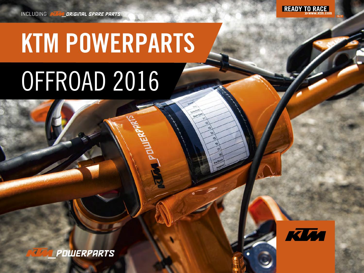 KTM PowerParts Offroad Catalog 2016 Francais / Italiano by KTM