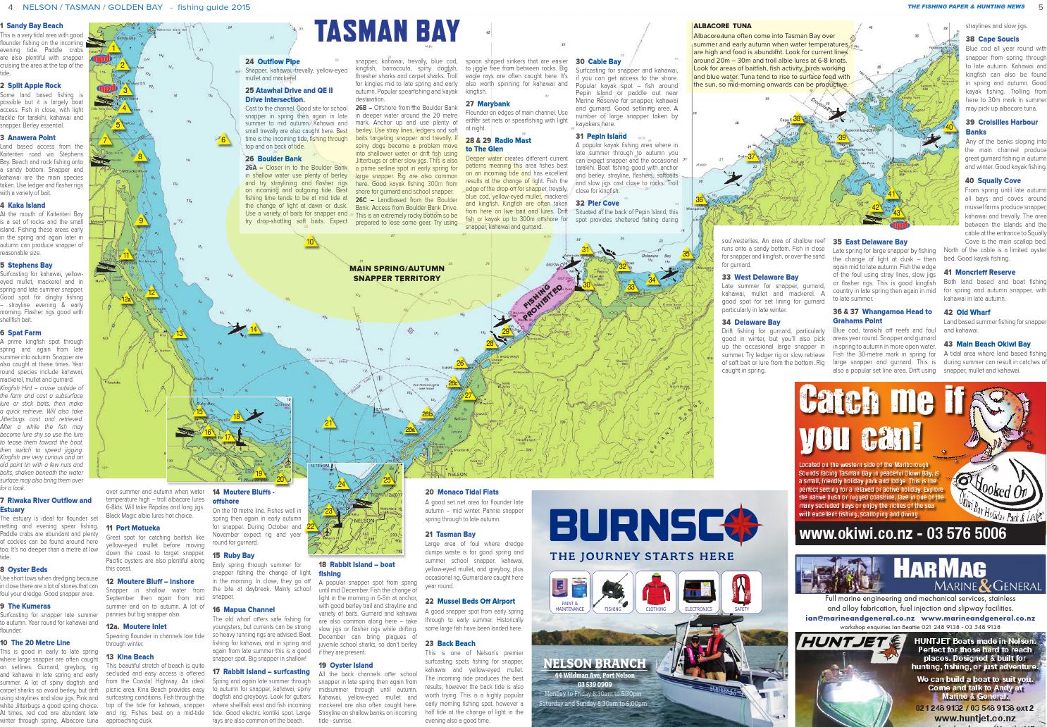 Fishing Guide Nelson Tasman Golden Bay by The Fishing Paper (page 4