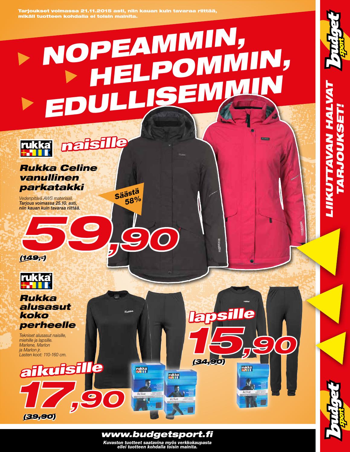 Budget Sport toppakampanja by Budget Sport Finland issuu