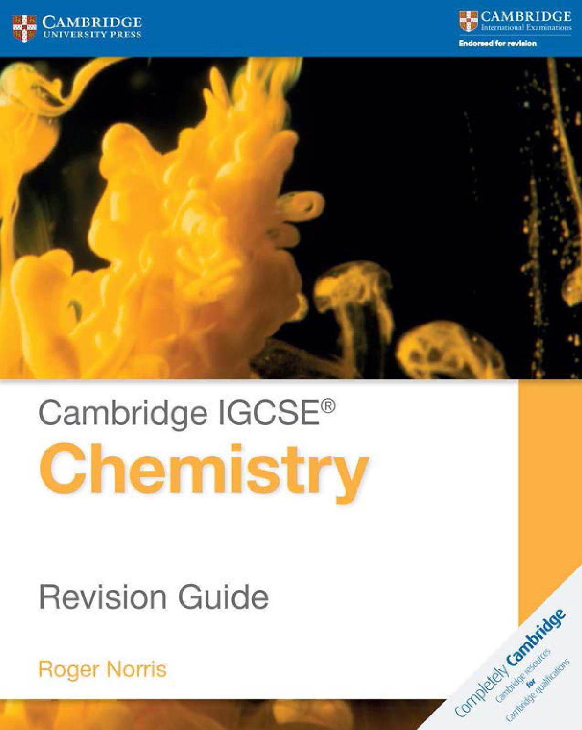 Aqa Gcse Chemistry Teacher Pack By Collins Issuu Preview Cambridge Igcse Chemistry Revision Guide