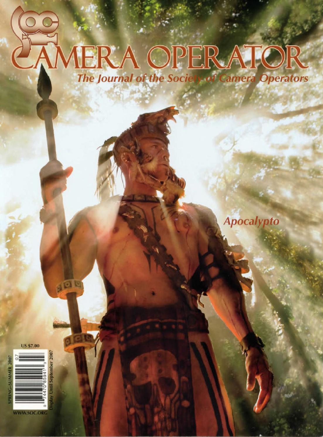 Camera operator 2008 awards by society of camera operators issuu