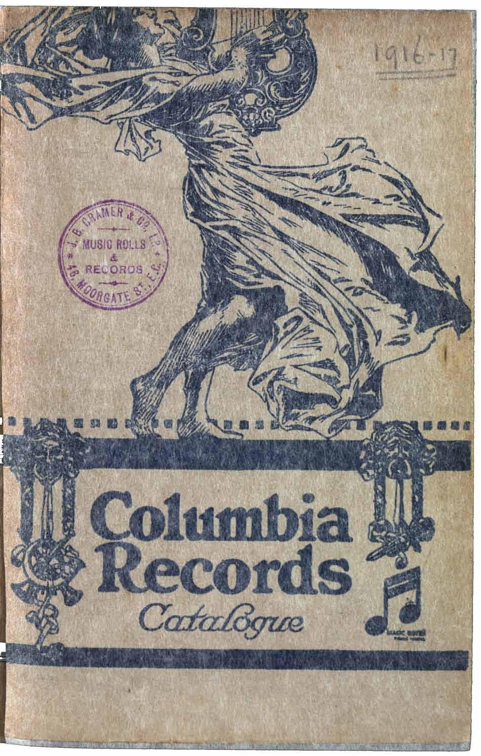Columbia Records Catalogue 19161917 by 78rpm Club issuu