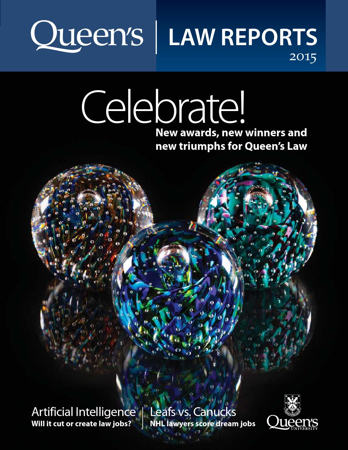 Queen's Law Reports 2015 by Queen's University Faculty of Law issuu