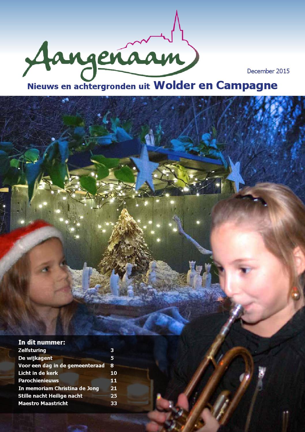 Aangenaam december 2015 jaargang 3 nummer 6 by harrie kerckhoffs ...