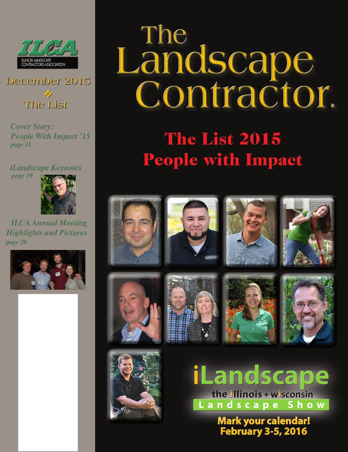 The Landscape Contractor Dec 2014 Digital By Association The Landscape Contractor Dec 2014 Digital By Association