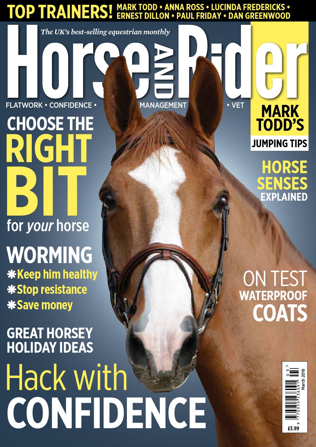 Horse&Rider Magazine March 2016 by DJ Murphy (Publishers) Ltd issuu