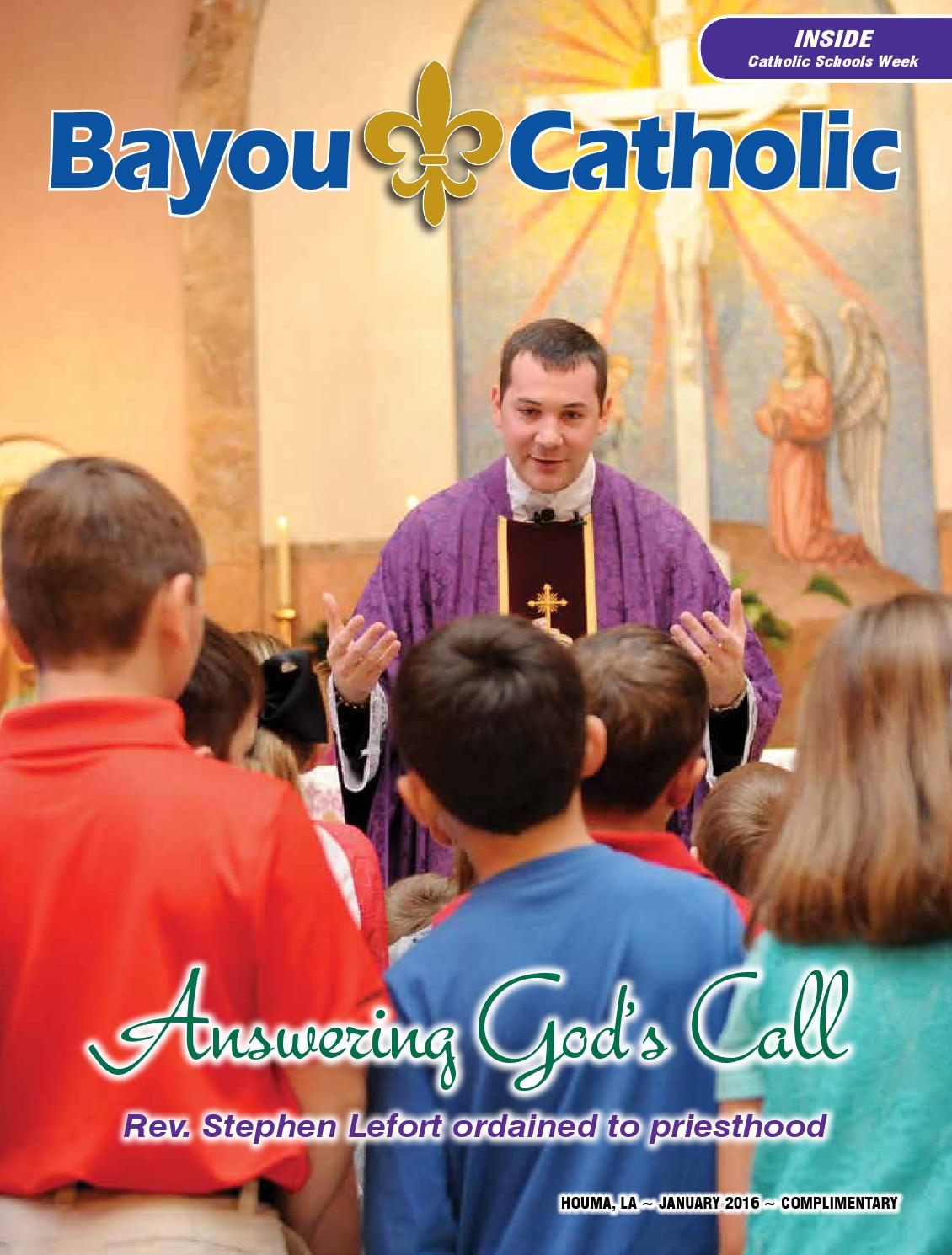 Bayou catholic january 2016 by diocese of houma thibodaux issuu