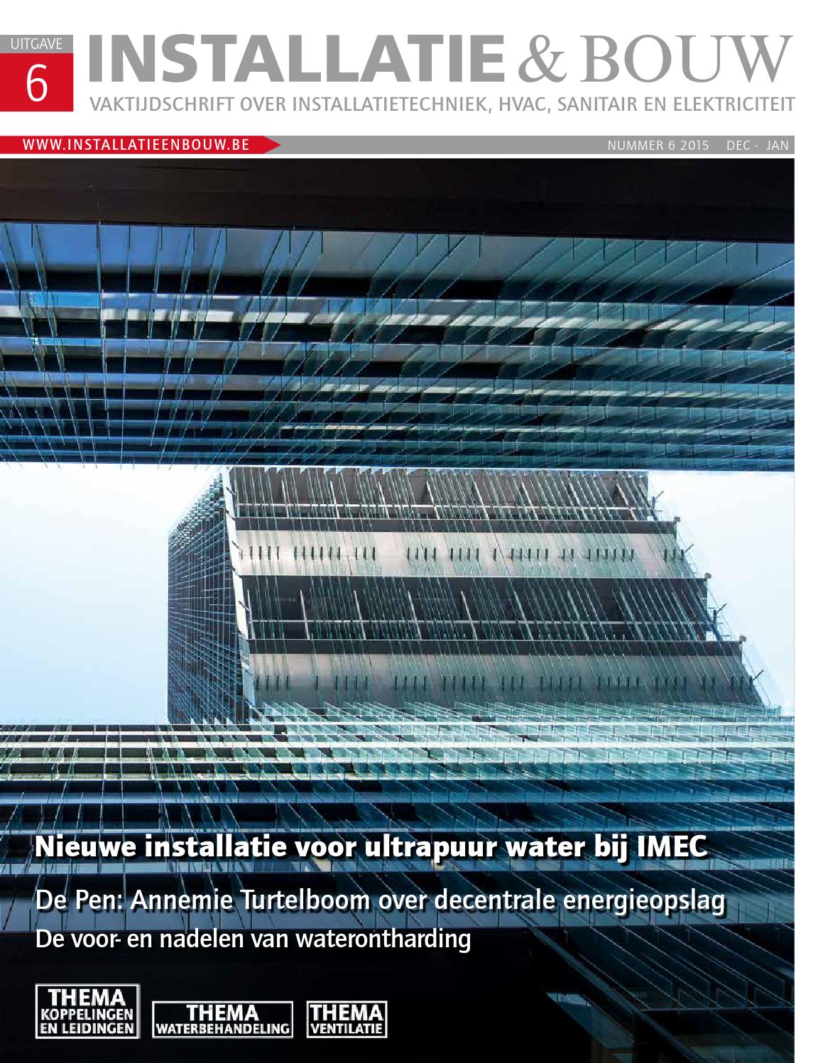 Installatie & bouw be 02 2015 by louwers uitgeversorganisatie bv ...