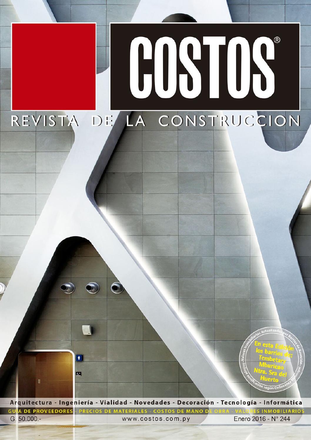 Costos 244 enero/2016 by revista costos (paraguay) issuu