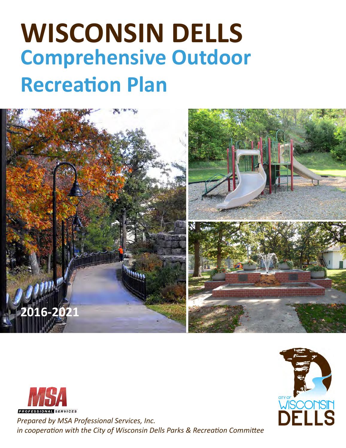 City Of Wisconsin Dells Comprehensive Outdoor Recreation Plan By City Of Wisconsin Dells Comprehensive Outdoor Recreation Plan By