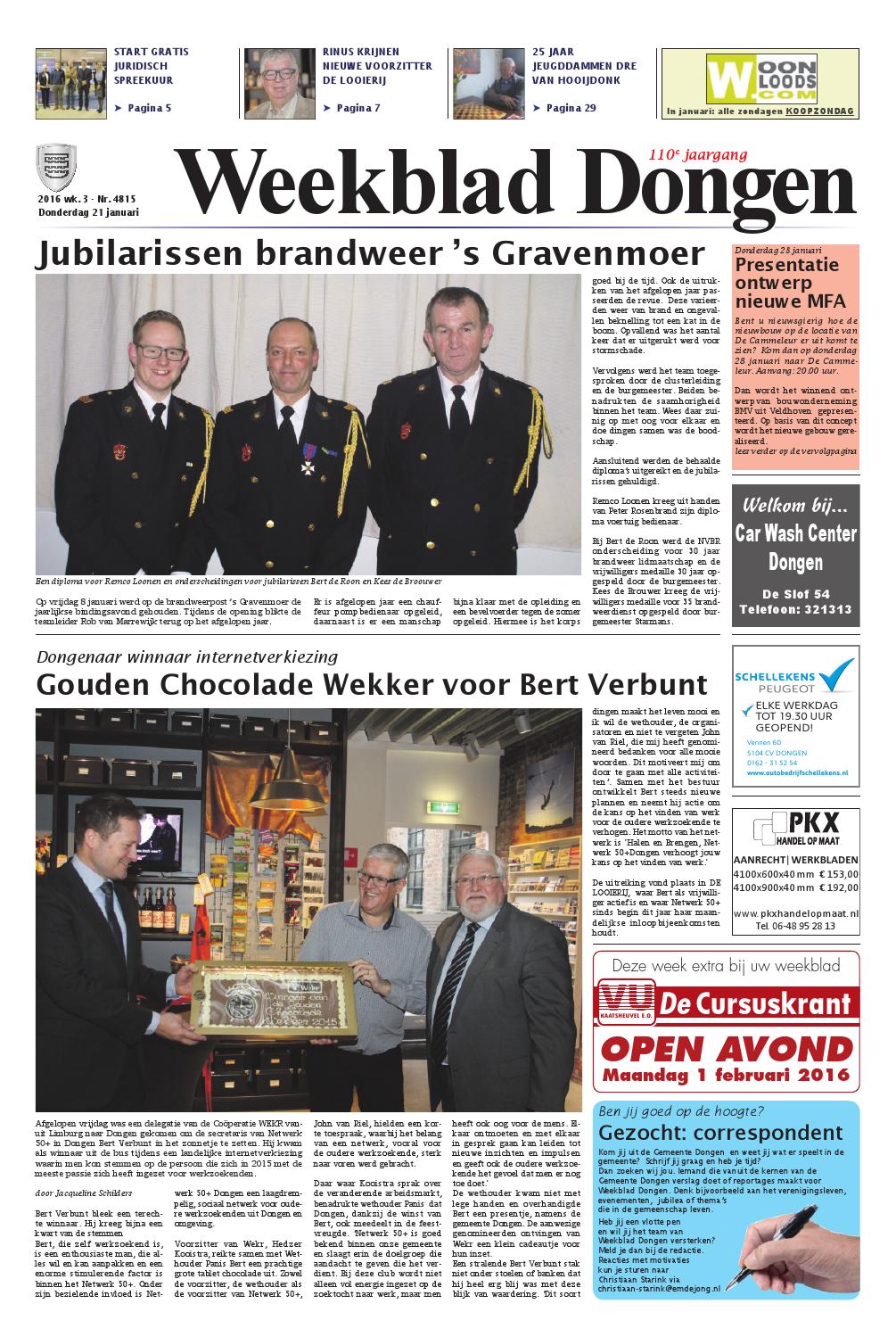 Weekblad dongen 01 09 2016 by uitgeverij em de jong issuu