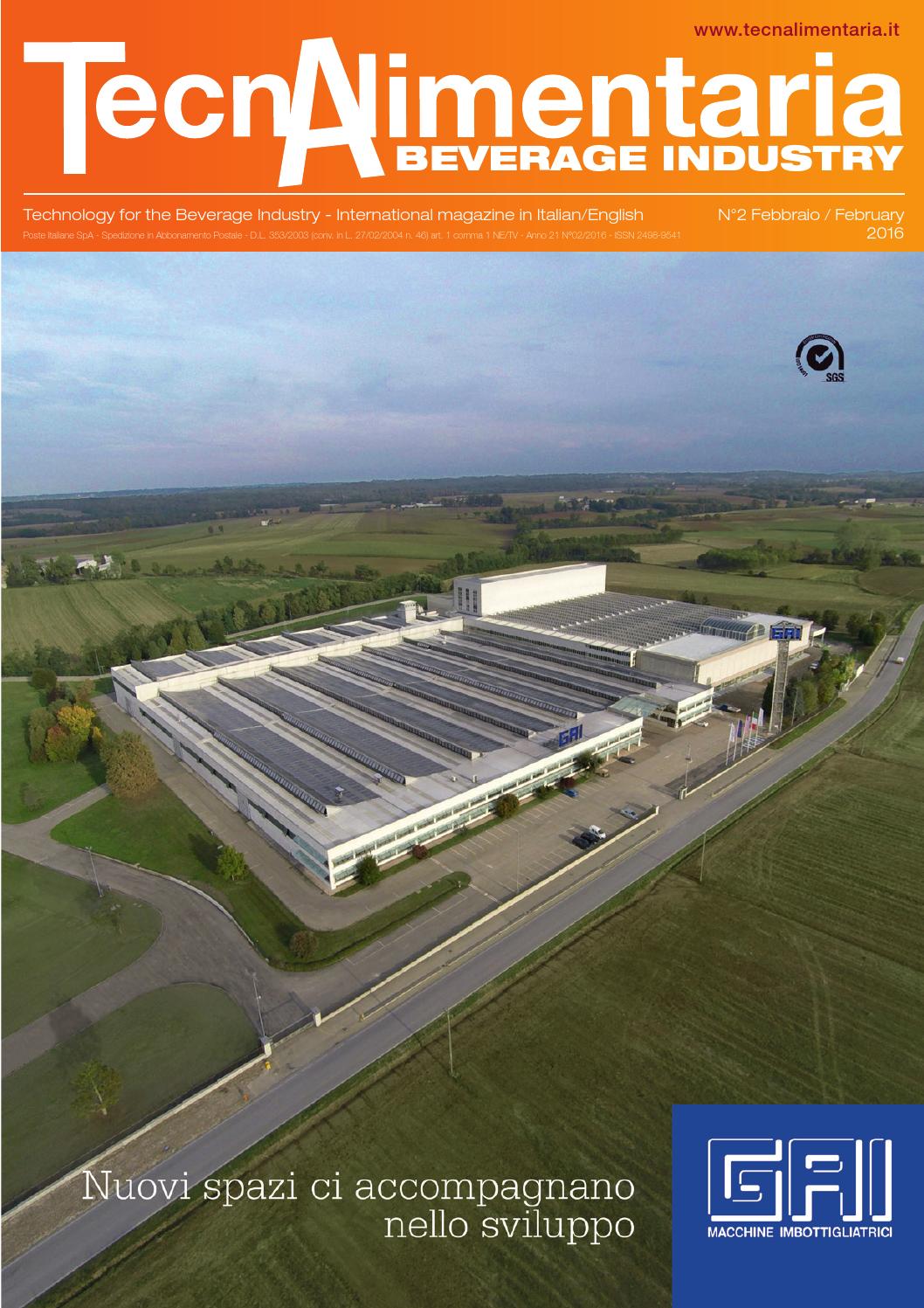 Tecnalimentaria beverage industry aprile april 2014 by editrice ...