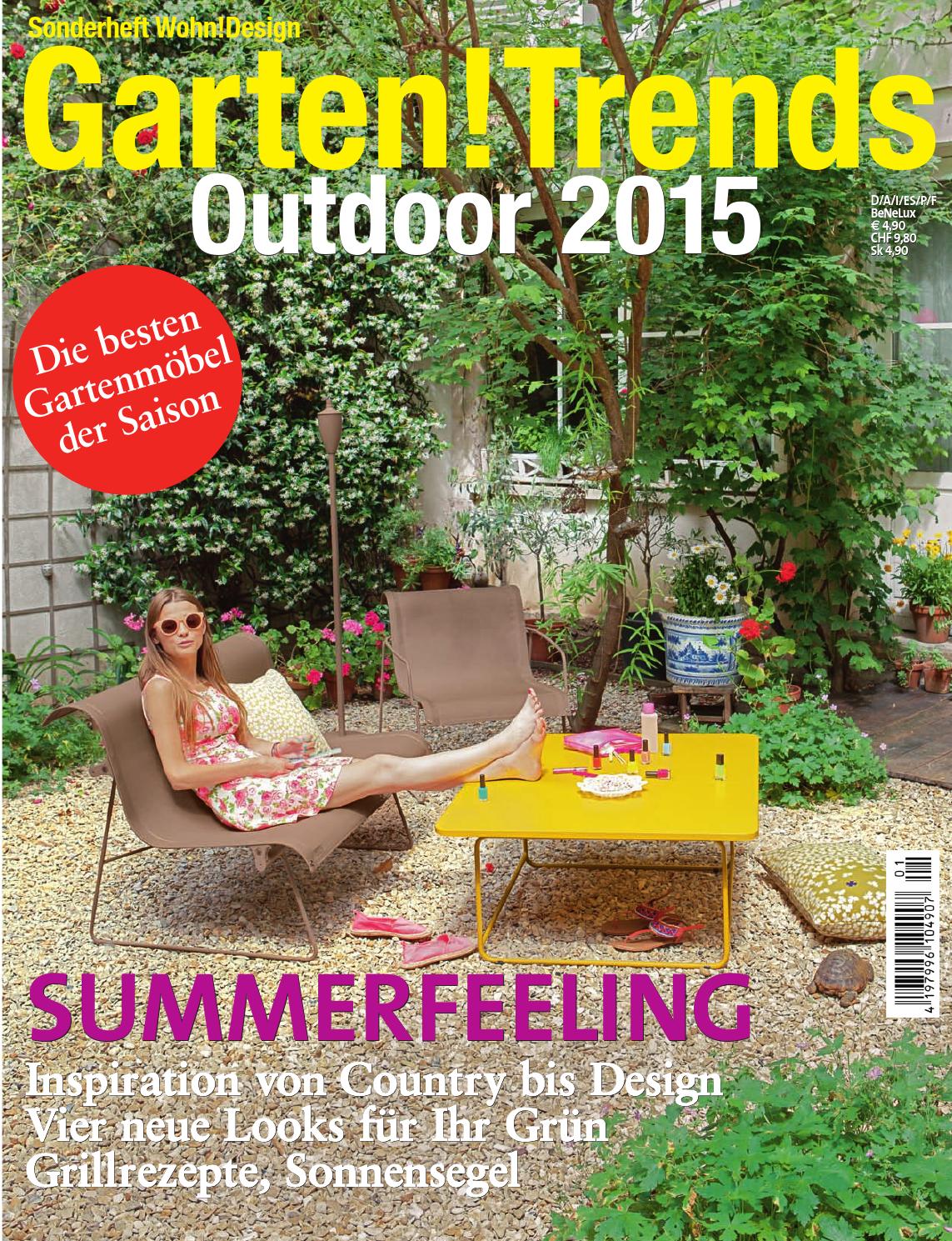 Garten!trends 2015 by wohn!design issuu Couchtische bei dodenhof