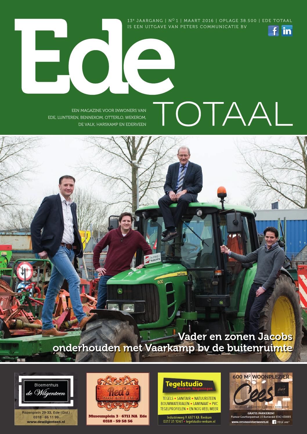 Ede totaal maart 2016 online by peters communicatie issuu Apparaat voorbeelden lounge wit