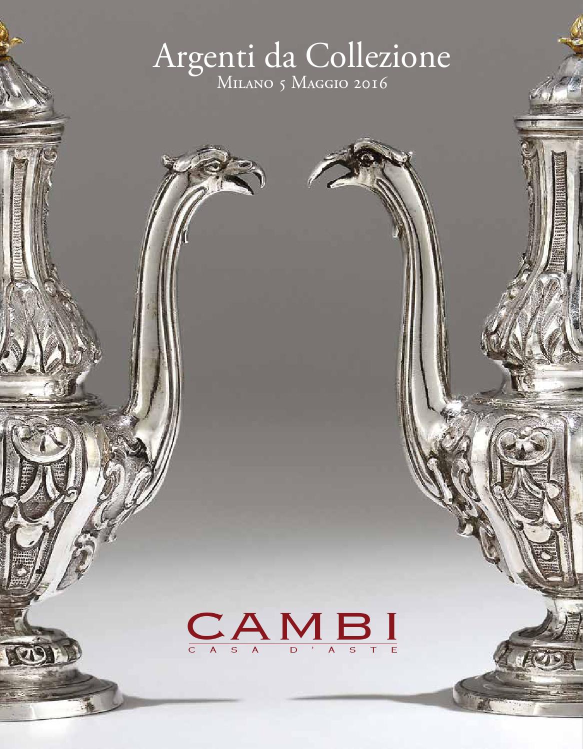 Asta 0190 by cambi casa d'aste issuu Angoliera noce poggia telefono