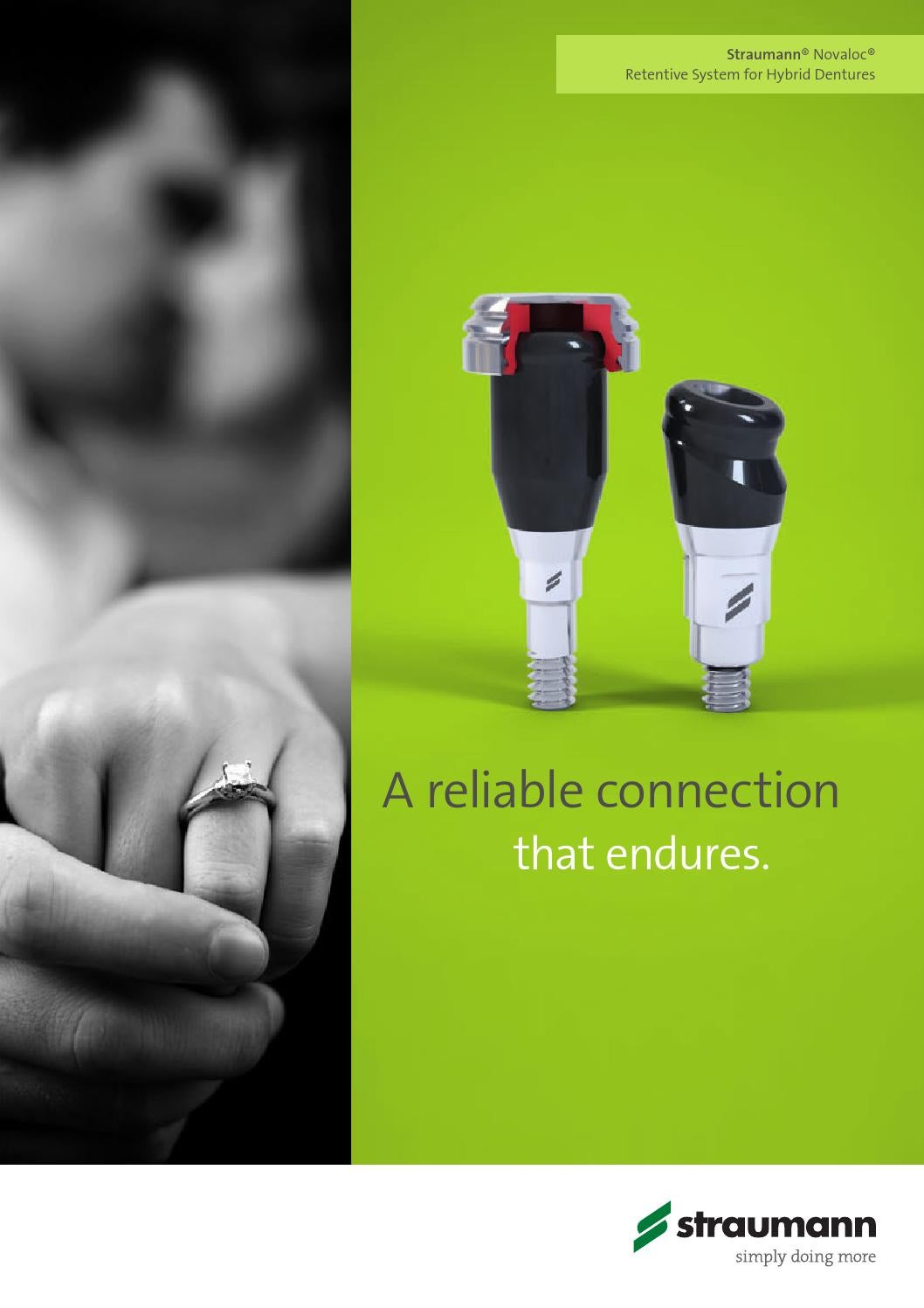 Straumann® Novaloc® A reliable connection that endures. by Institut
