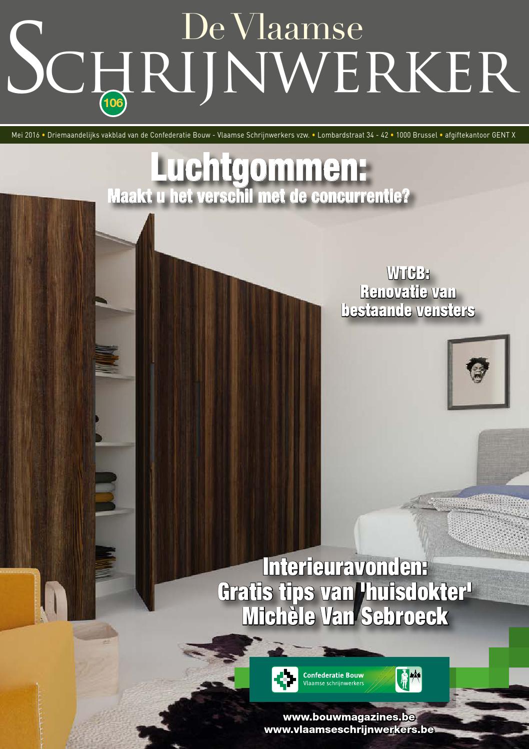 De vlaamse schrijnwerker mei 2016 (nr 106) by confed issuu