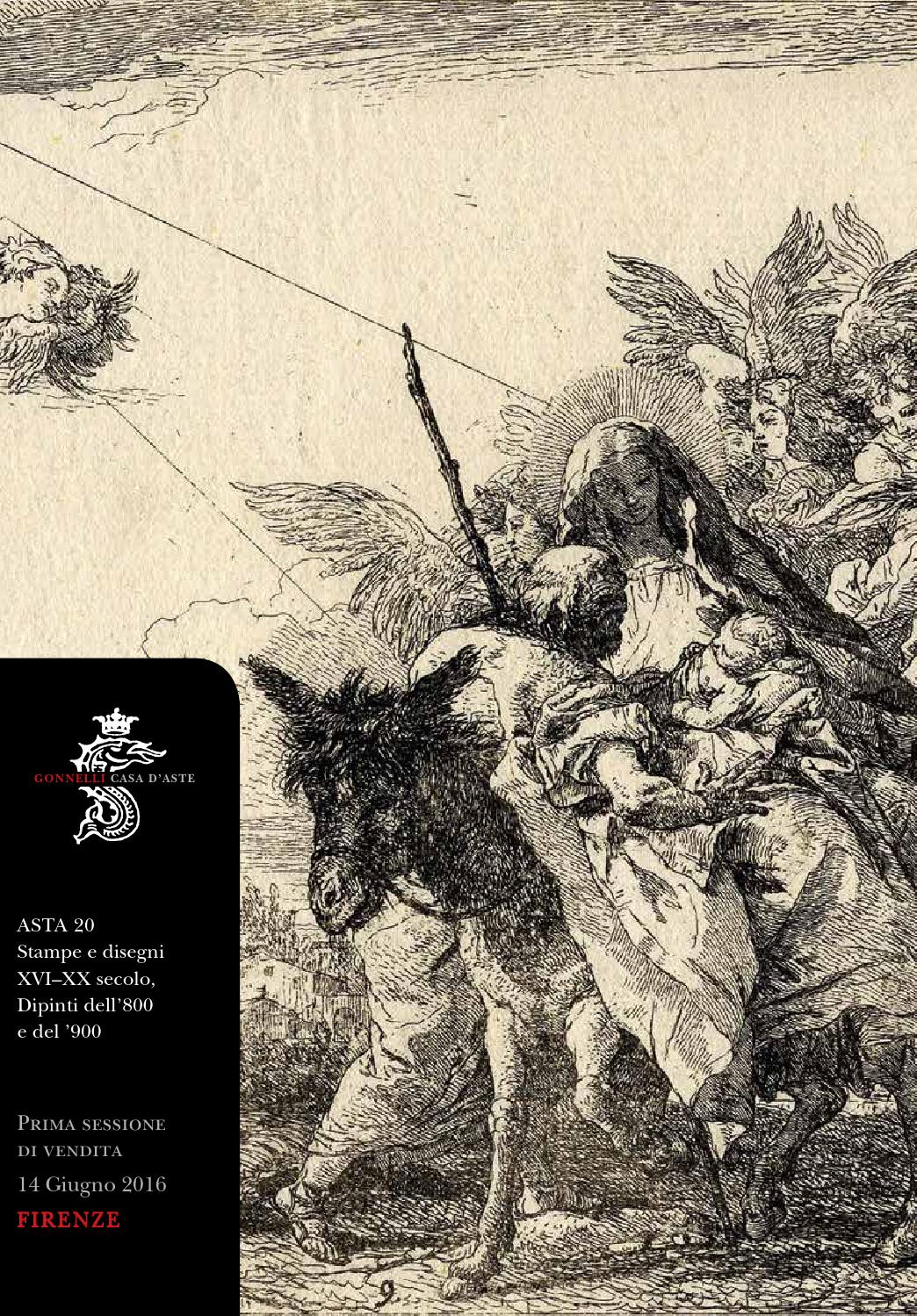 Asta 0020 stampe e disegni xvi xx secolo, dipinti dell'800 e del ...