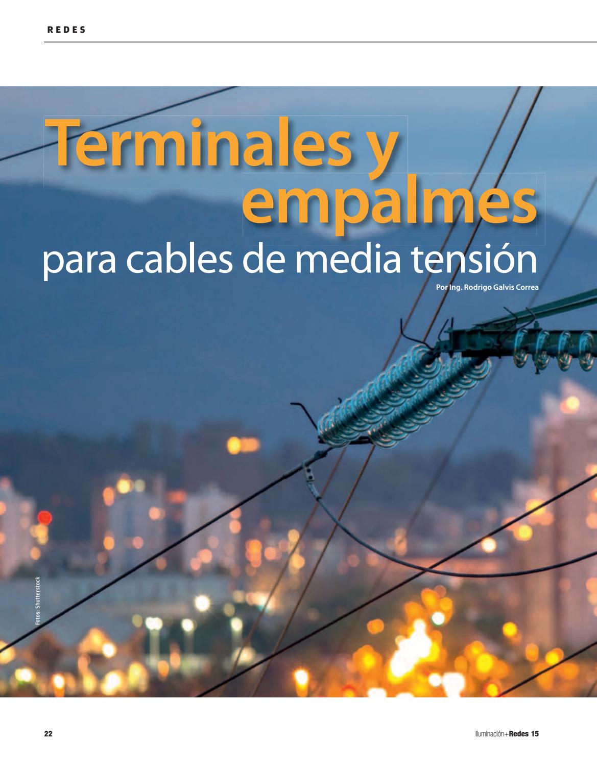 Terminales y empalmes para cables de media tensión by LEGIS SA issuu