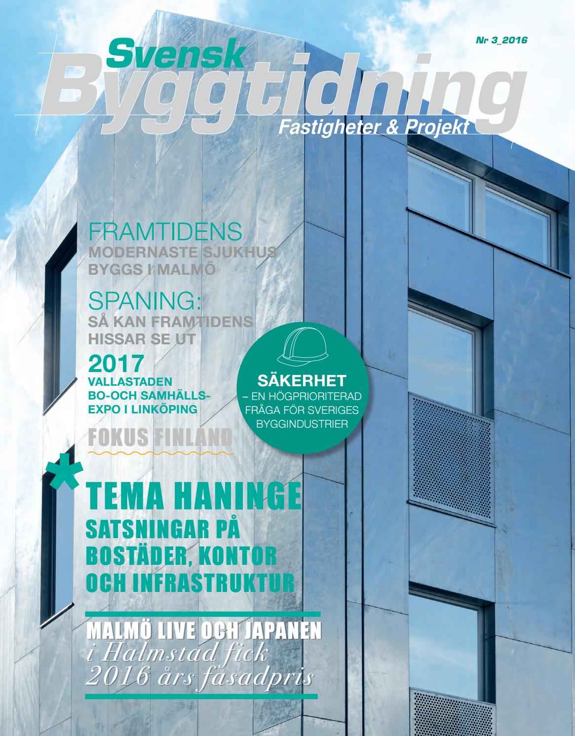Svensk byggtidning 3/2016 by stordåhd kommunikation ab issuu