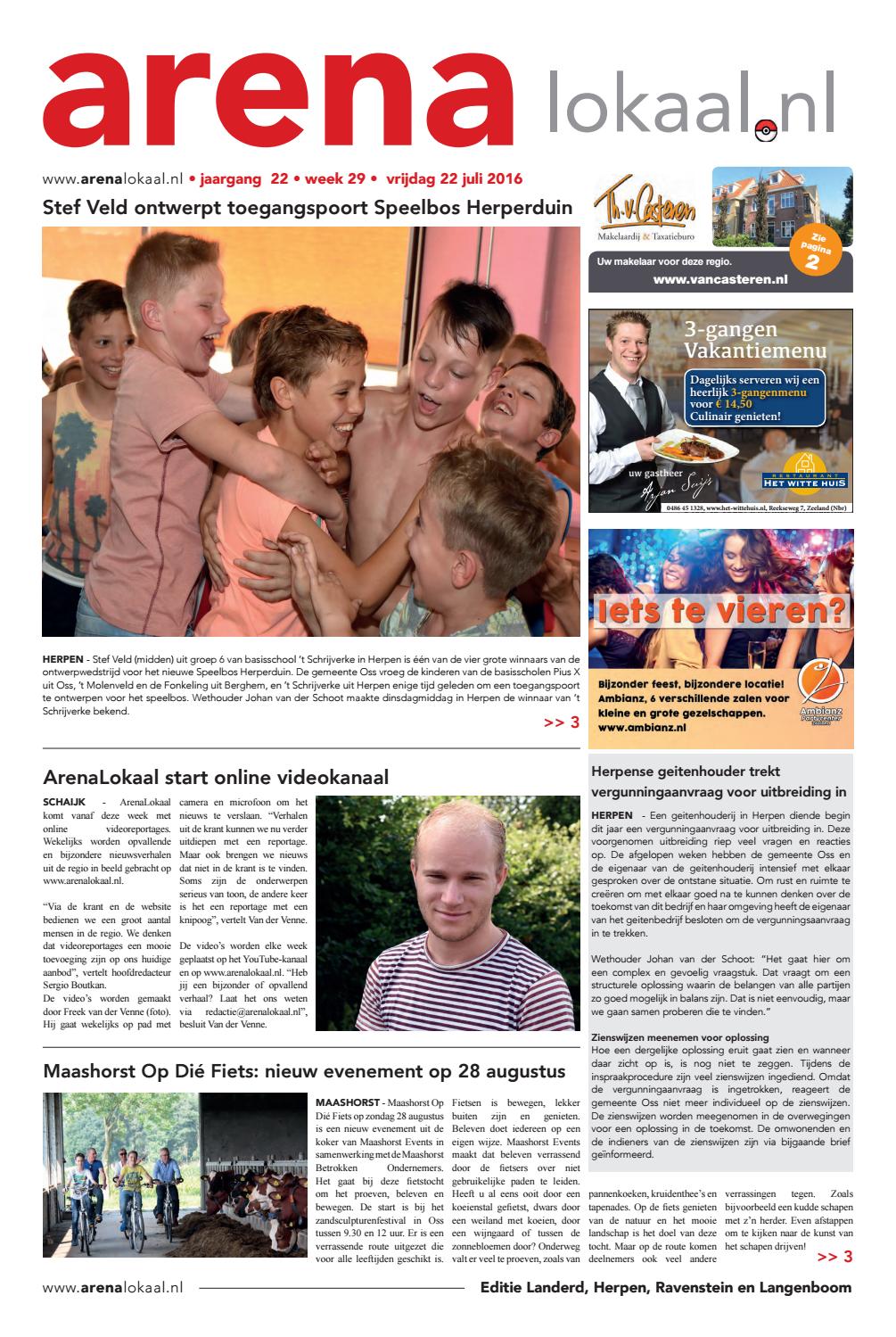 Weekblad arenalokaal editie landerd, ravenstein en herpen week 29 ... Groes woonkamer ontwerpkleur