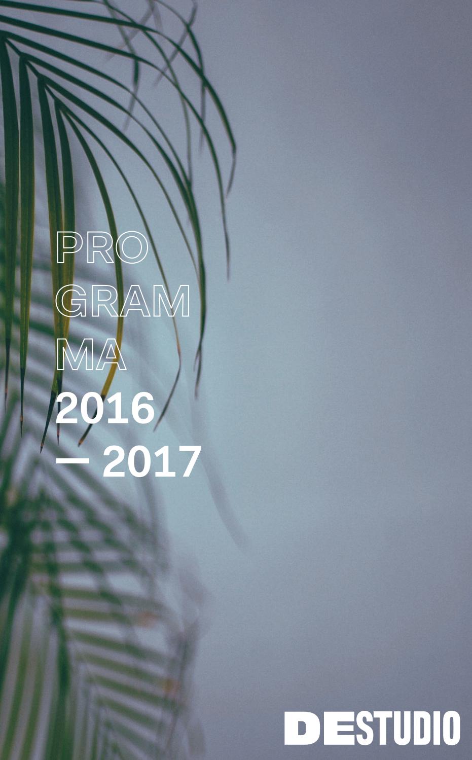 Seizoensbrochure de studio 2016 2017 by de studio issuu