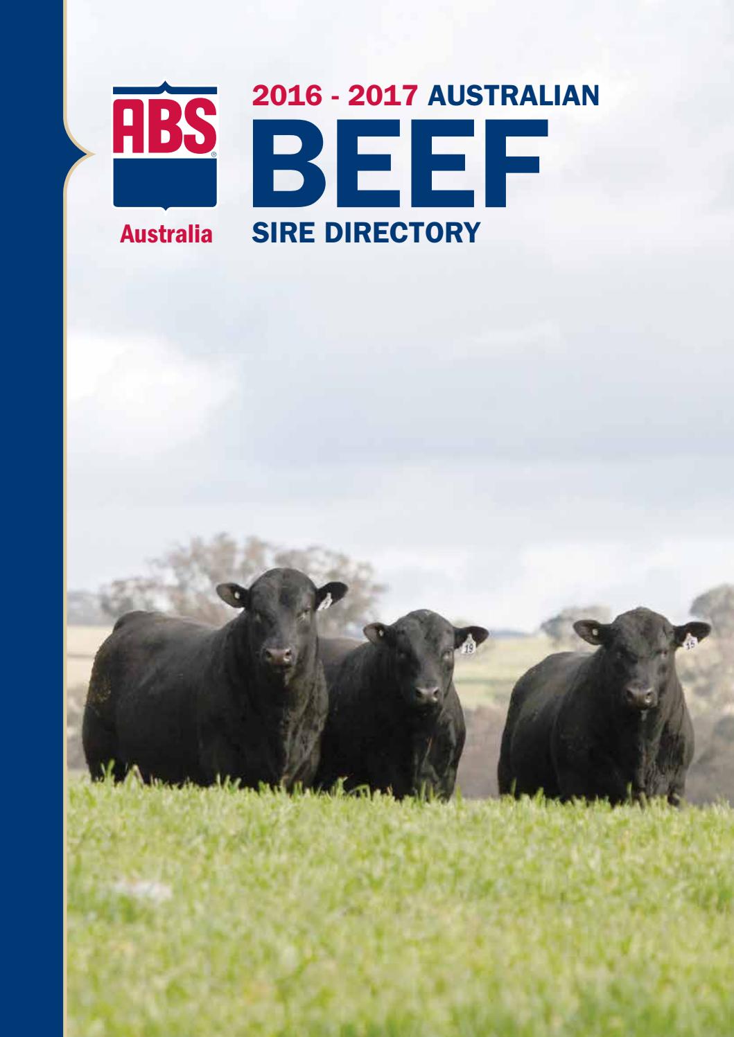 ABS Australia 2016/17 Beef Sire Directory by ABS Global, Inc. issuu
