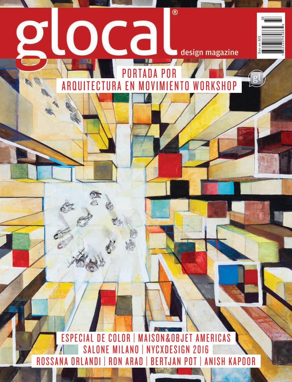 Glocal design magazine no. 21 portada por / cover by: bnkr ... Design creativo recinto