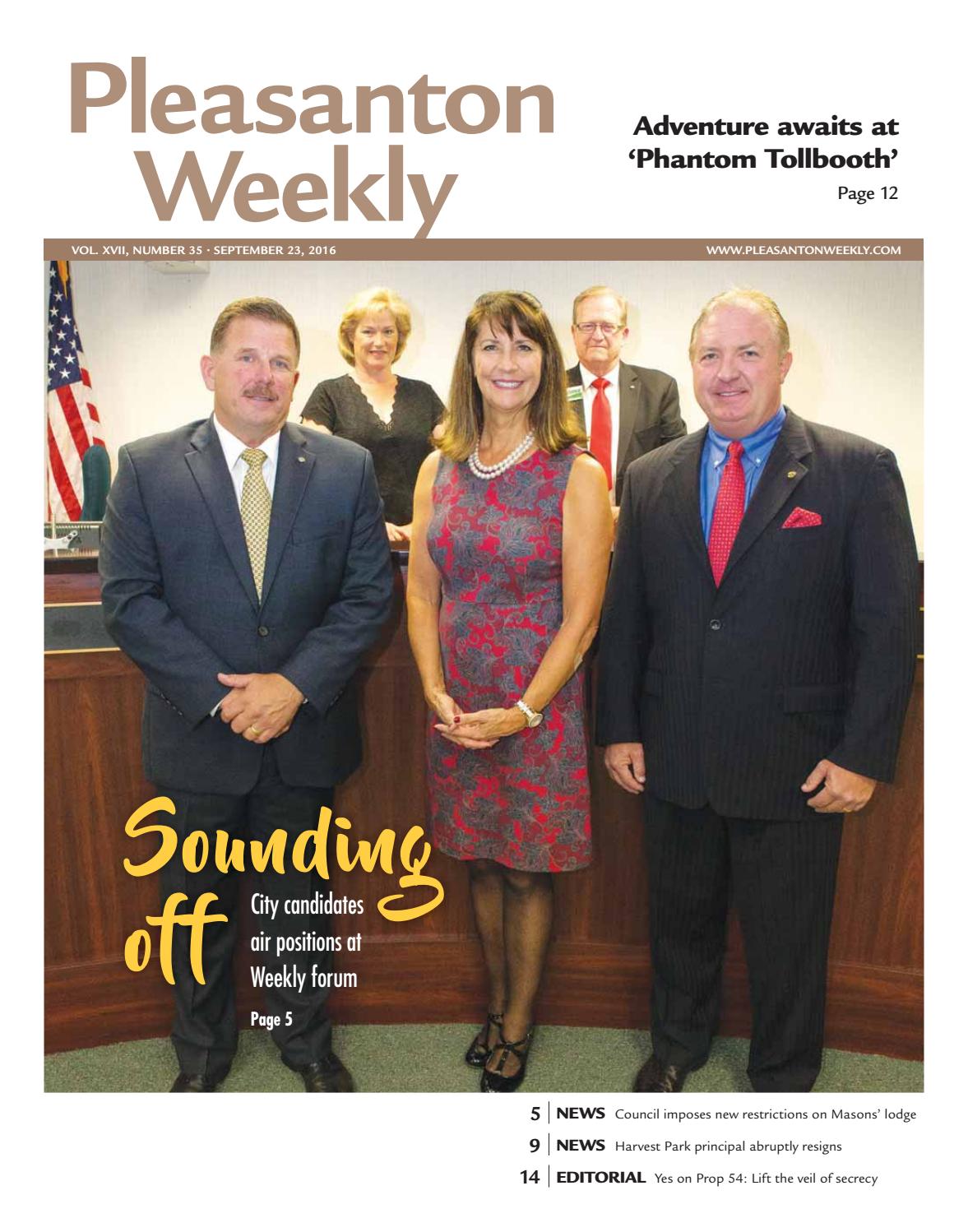 Pleasanton Weekly September 23, 2016 by Pleasanton Weekly issuu
