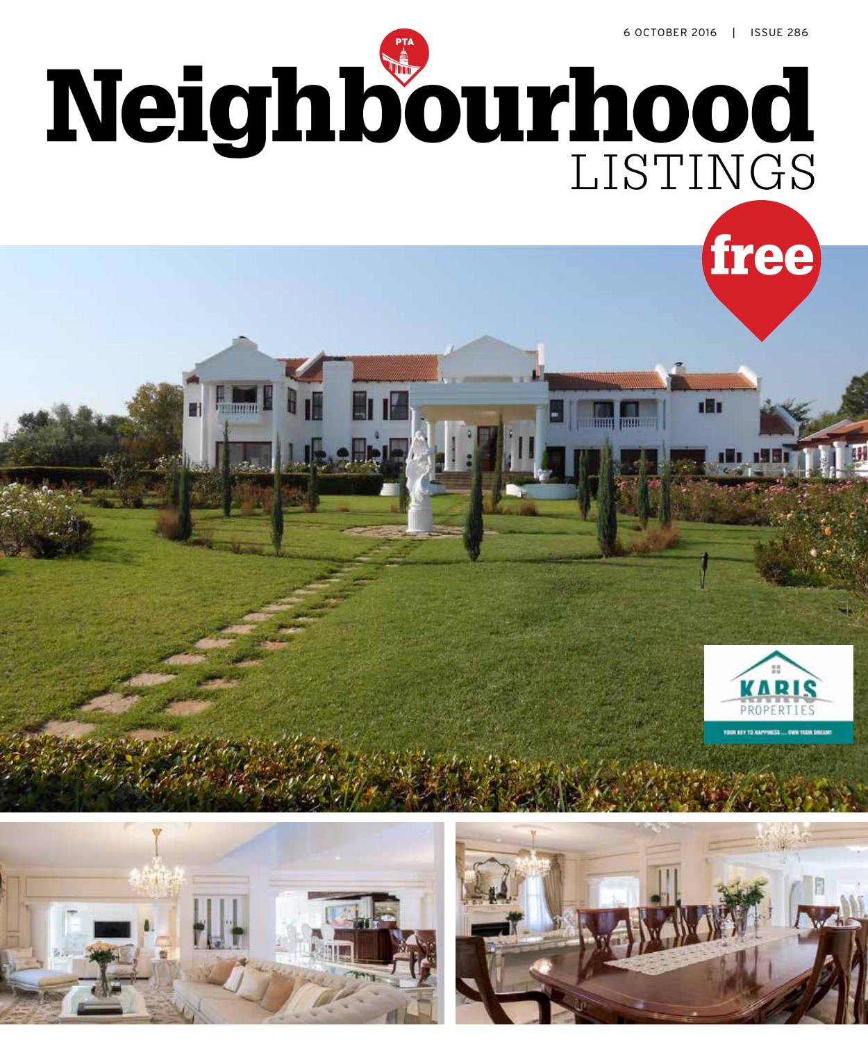 Neighbourhood pta listings 06 october 2016 by your neighbourhood ... Slaapkamer 10 m² set