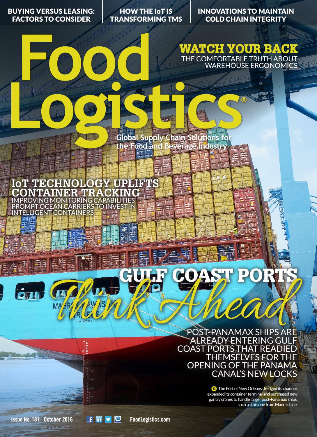 Food Logistics October 2016 by Supply+Demand Chain/Food Logistics issuu