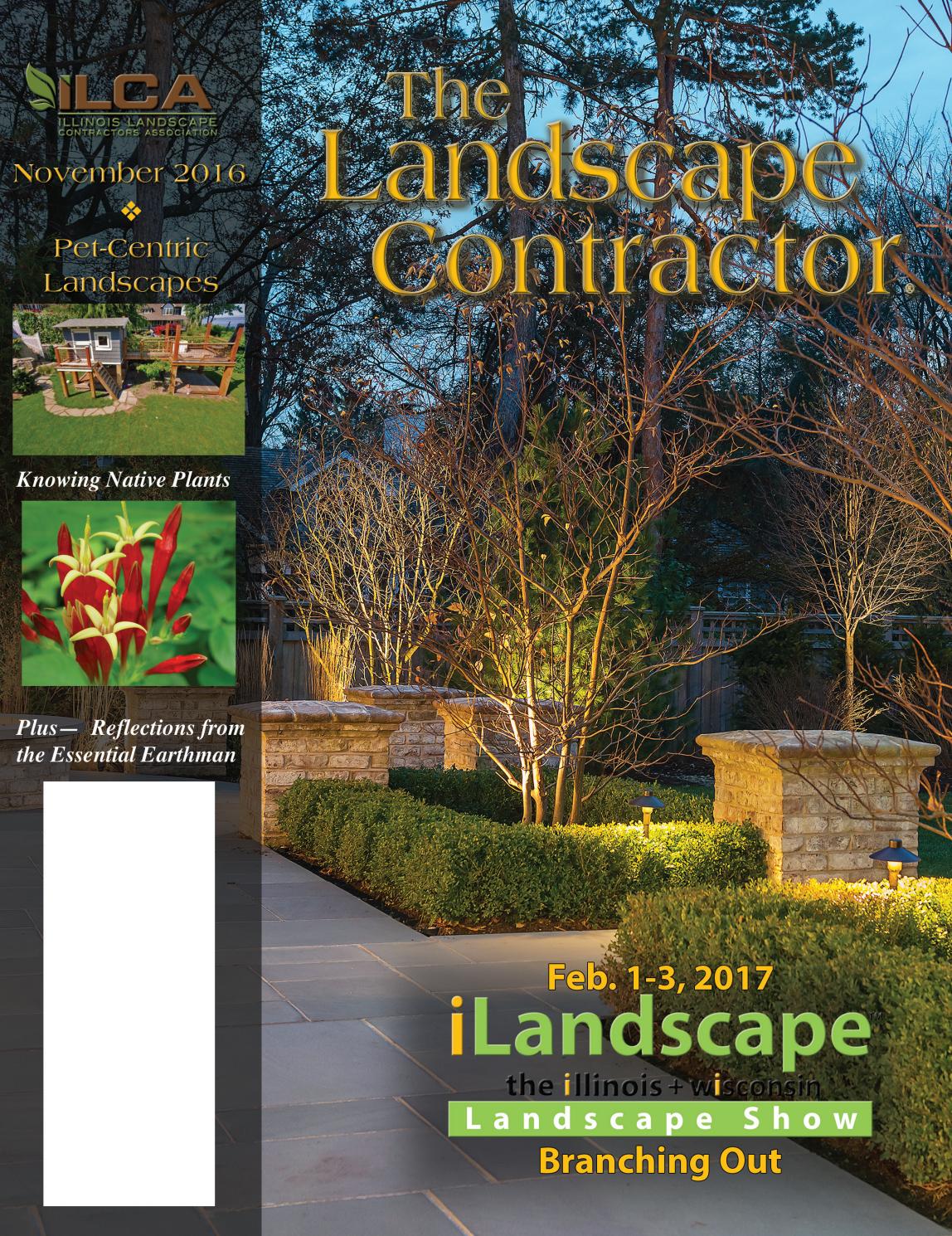 The Landscape Contractor Magazine December 2016 Digital Edition By The Landscape Contractor Magazine December 2016 Digital Edition By