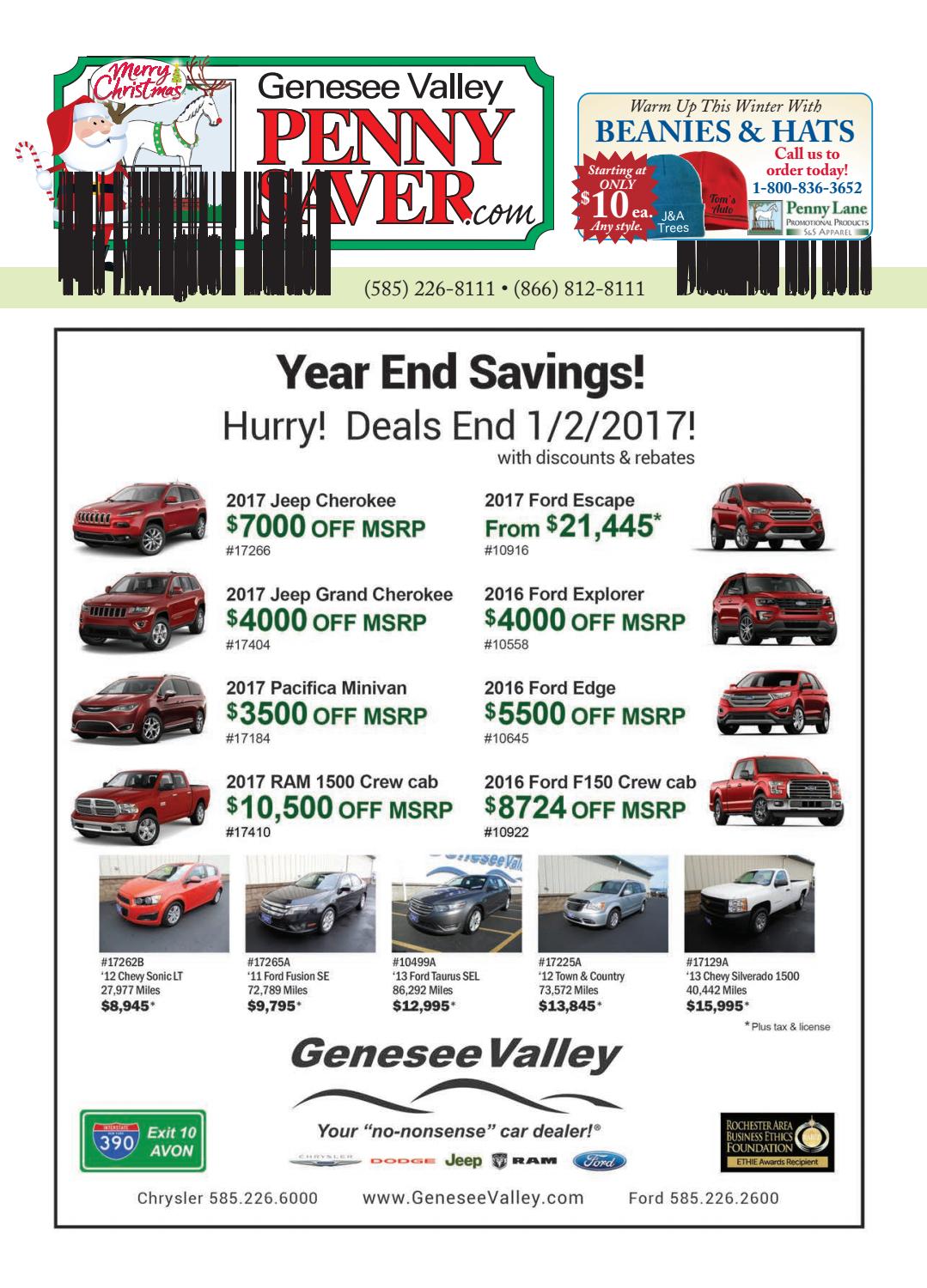 The Genesee Valley Penny Saver Livingston Edition 12/23/16 by Genesee