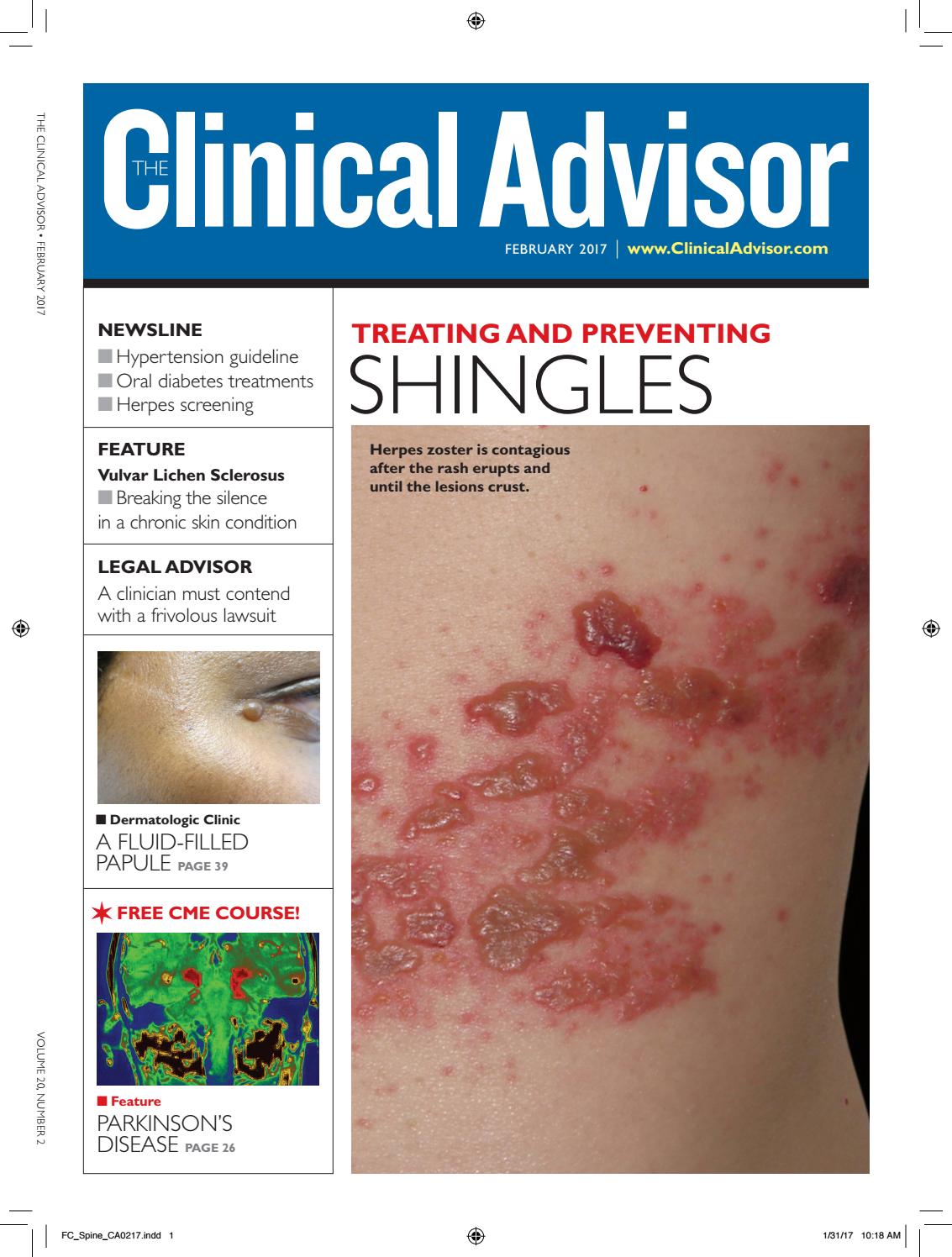 February 2017 Clinical Advisor by The Clinical Advisor - issuu