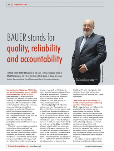 BAUER stands for quality, reliability and accountability