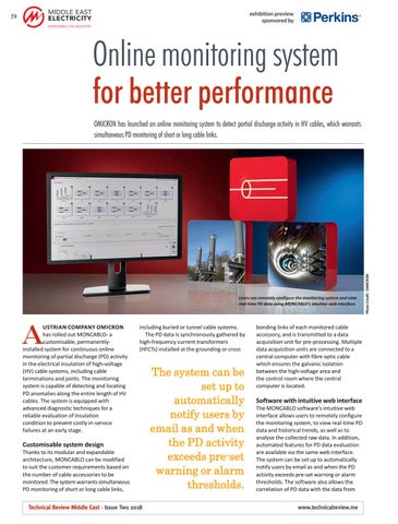 Online monitoring system for better performance