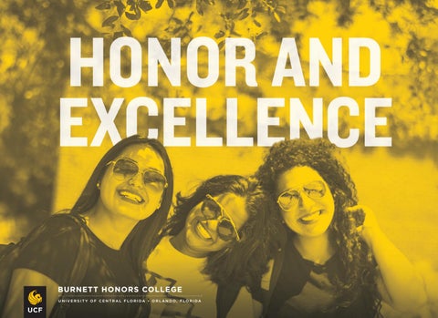 The Burnett Honors Viewbook The Burnett Honors Viewbook