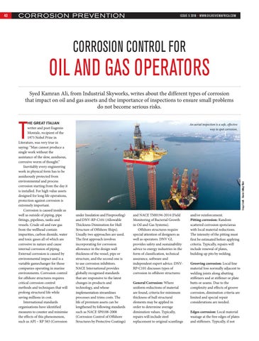 CORROSION CONTROL FOR OIL AND GAS OPERATORS