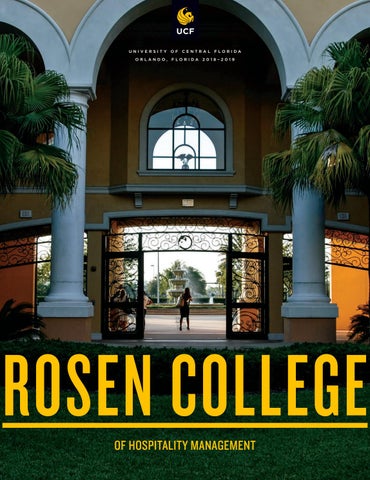 Rosen College of Hospitality Management Viewbook Rosen College of Hospitality Management Viewbook
