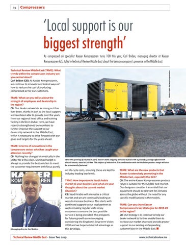 ‘Local support is our biggest strength’