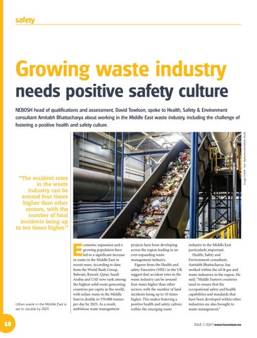 Growing waste industry needs positive safety culture