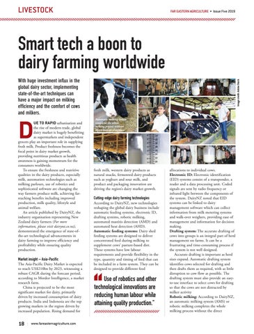 Smart tech a boon to dairy farming worldwide