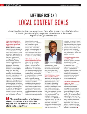 Meeting HSE and local content goals