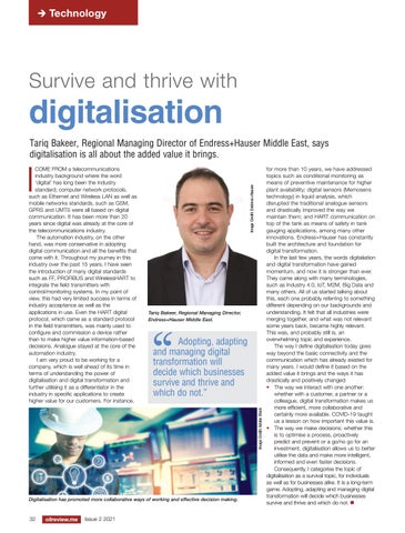 Survive and thrive with digitalisation
